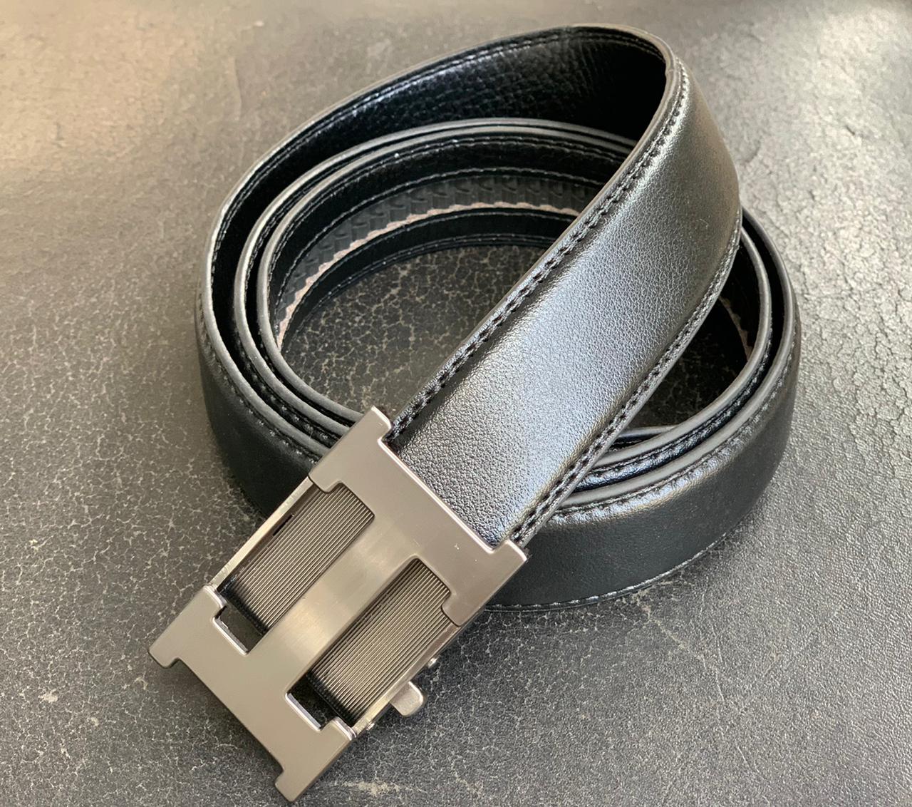 Hermes H Buckle Waist Belt Grey (Black) – Loafers And Belts